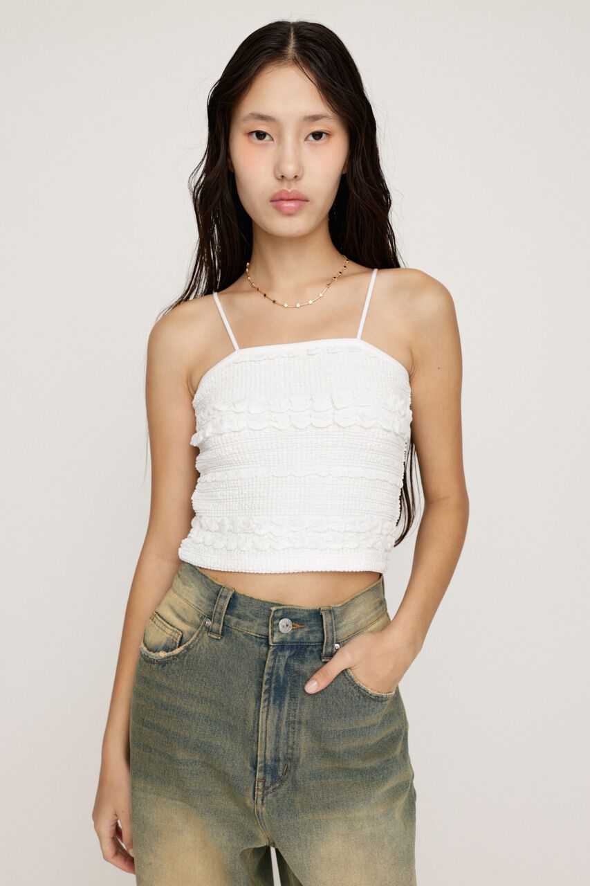 SLY「FRONT BUTTON CAMI 2P」|Tシャツ・カットソー|