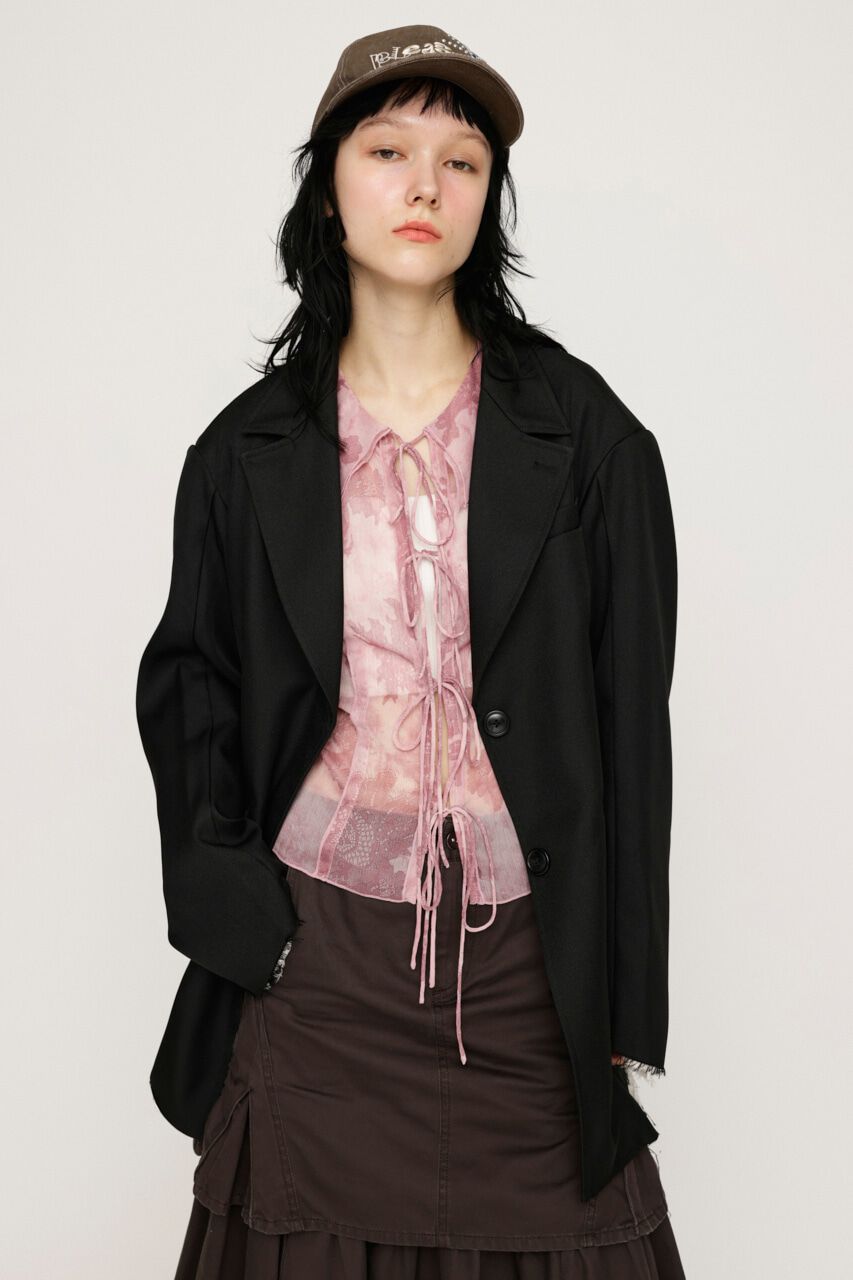 SLY「CUT OUT OVER ジャケット」|その他|BLK