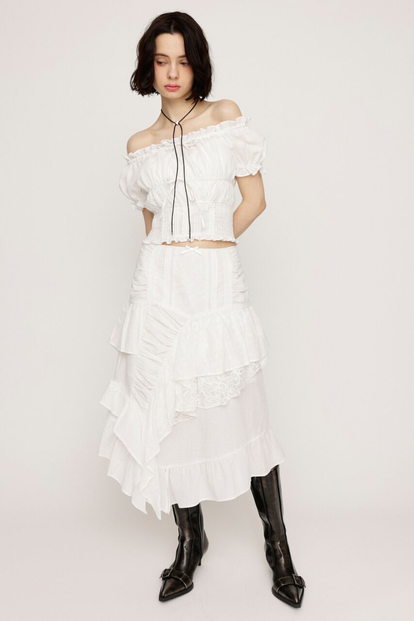 SLY「COTTON LACE トップス」|シャツ・ブラウス|
