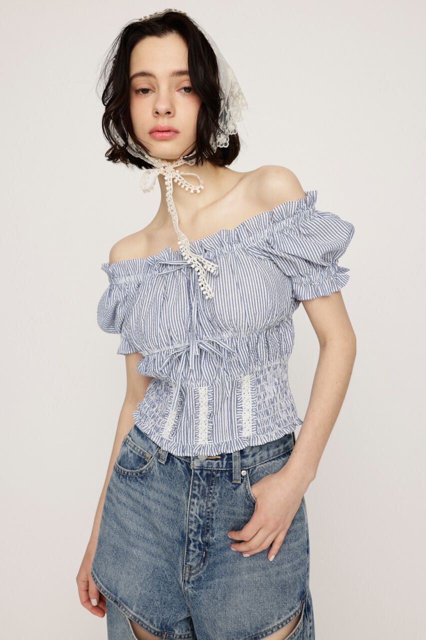 SLY「COTTON LACE トップス」|シャツ・ブラウス|