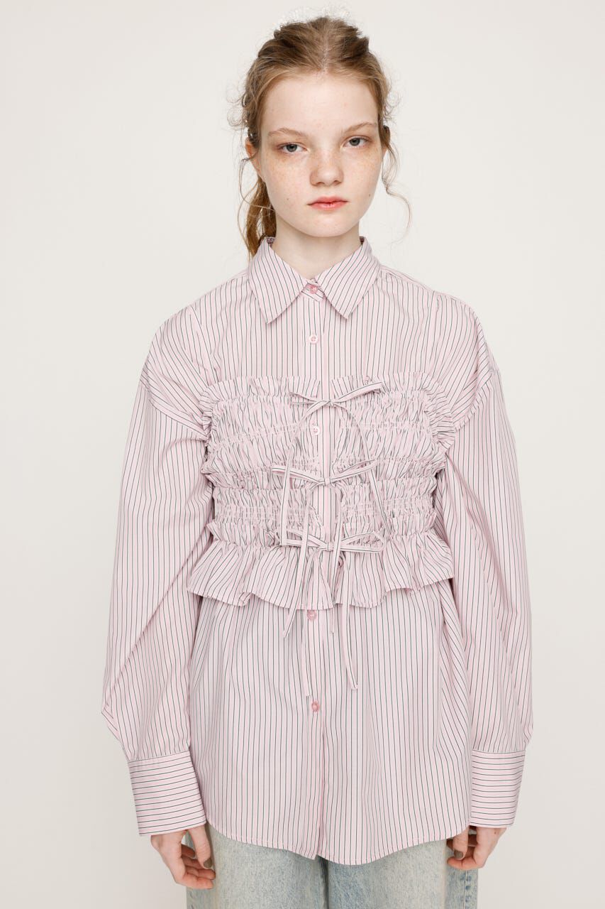 SLY「BUSTIER LAYRED シャツ」|シャツ・ブラウス|