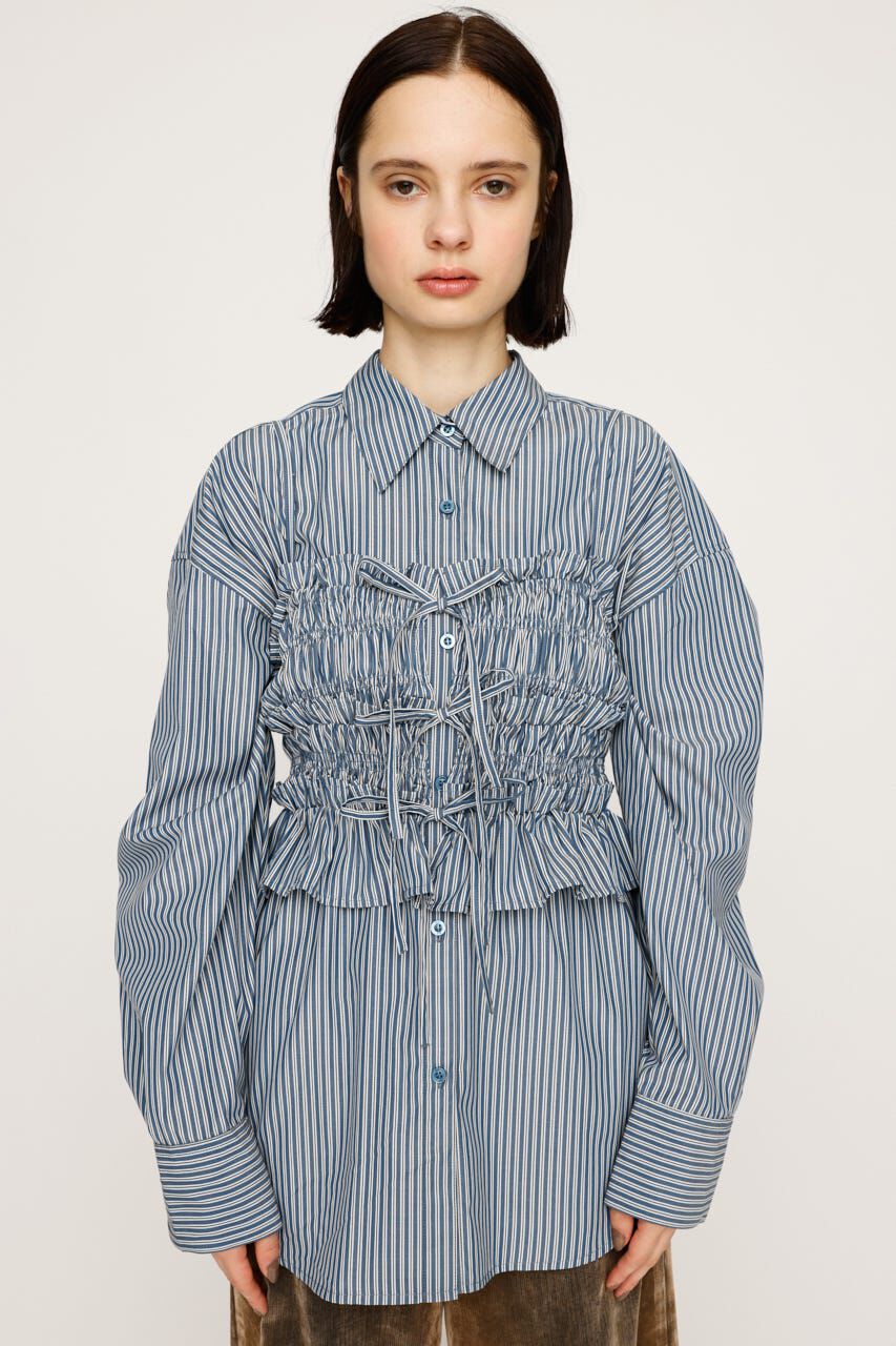 SLY「BUSTIER LAYRED シャツ」|シャツ・ブラウス|