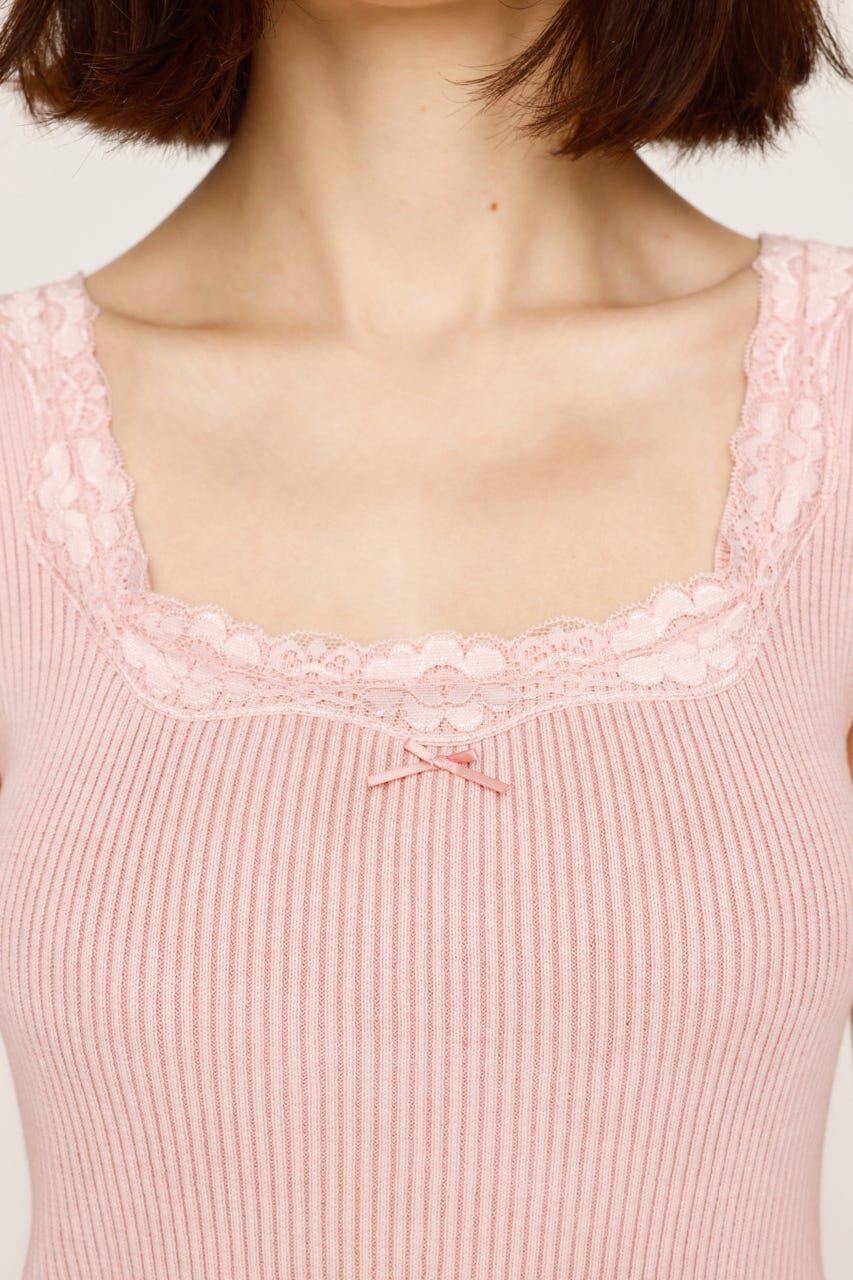 SLY「LACE DOCKING RIB TANK」|タンクトップ|