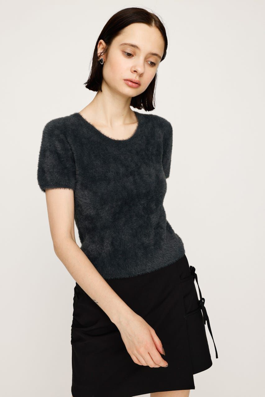 SLY「SHAGGY YARN Tシャツ」|ニット・セーター|