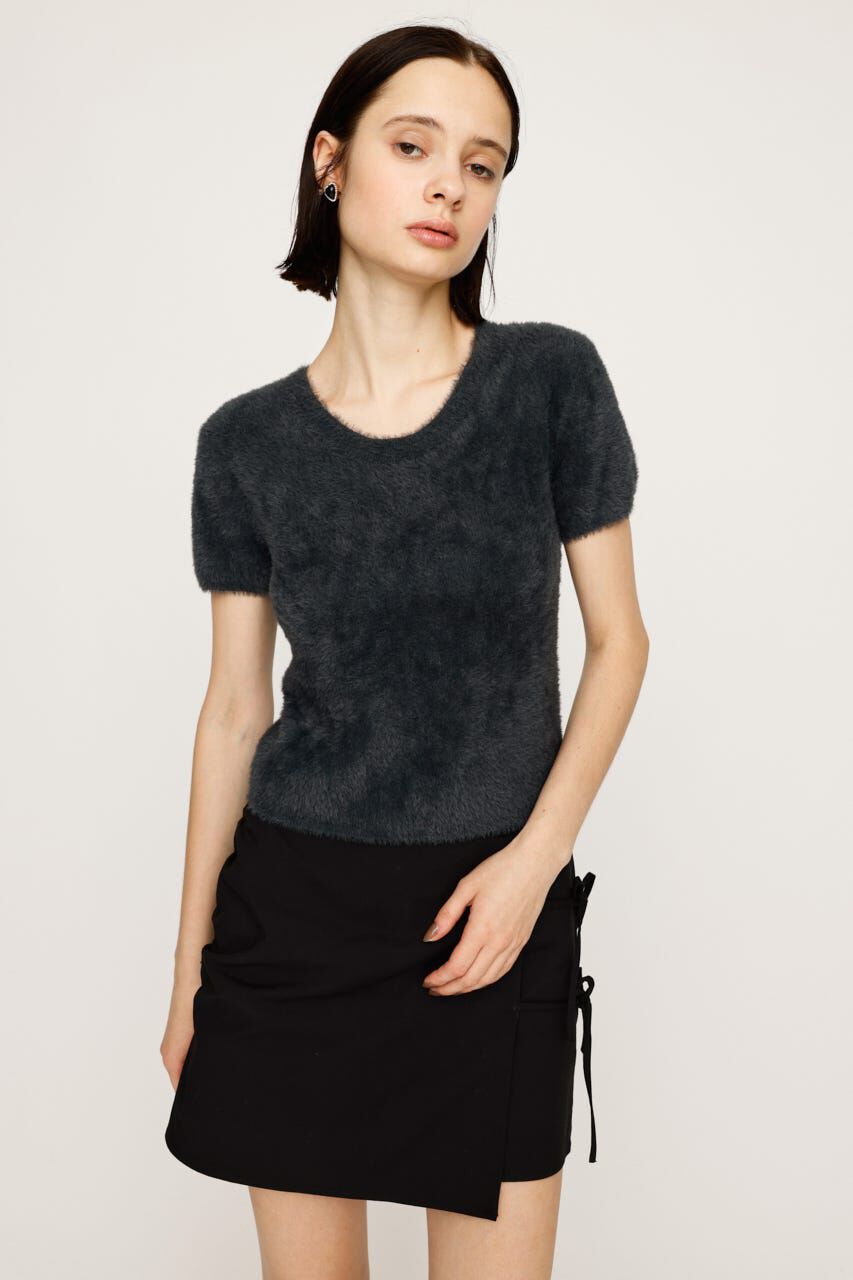 SLY「SHAGGY YARN Tシャツ」|ニット・セーター|