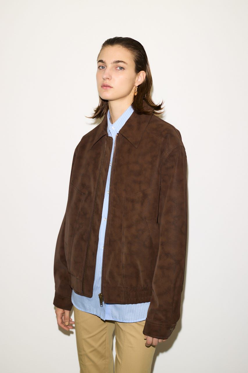 SLY「F／SUEDE SWINGTOP ブルゾン」|ブルゾン・スタジャン|