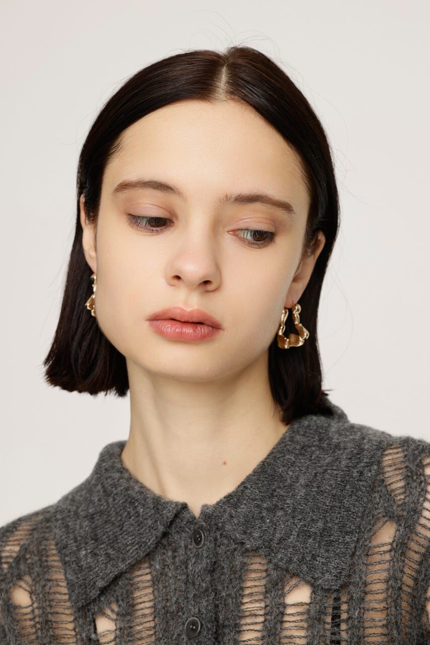 SLY「DEFORMATION HOOP ピアス」|ピアス|