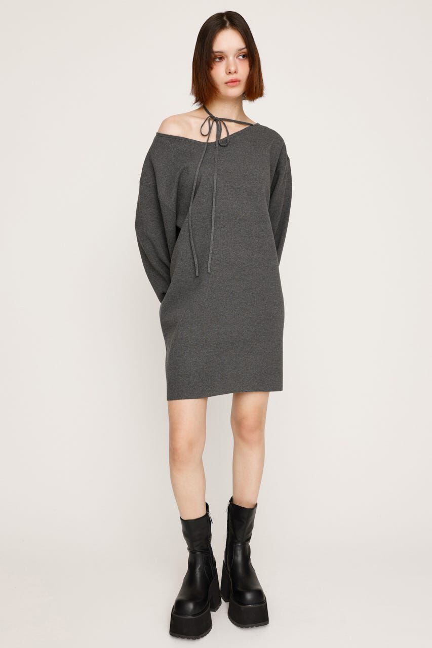 SLY「ASYMMETRY NECK LOOSE ワンピース」|ワンピース|
