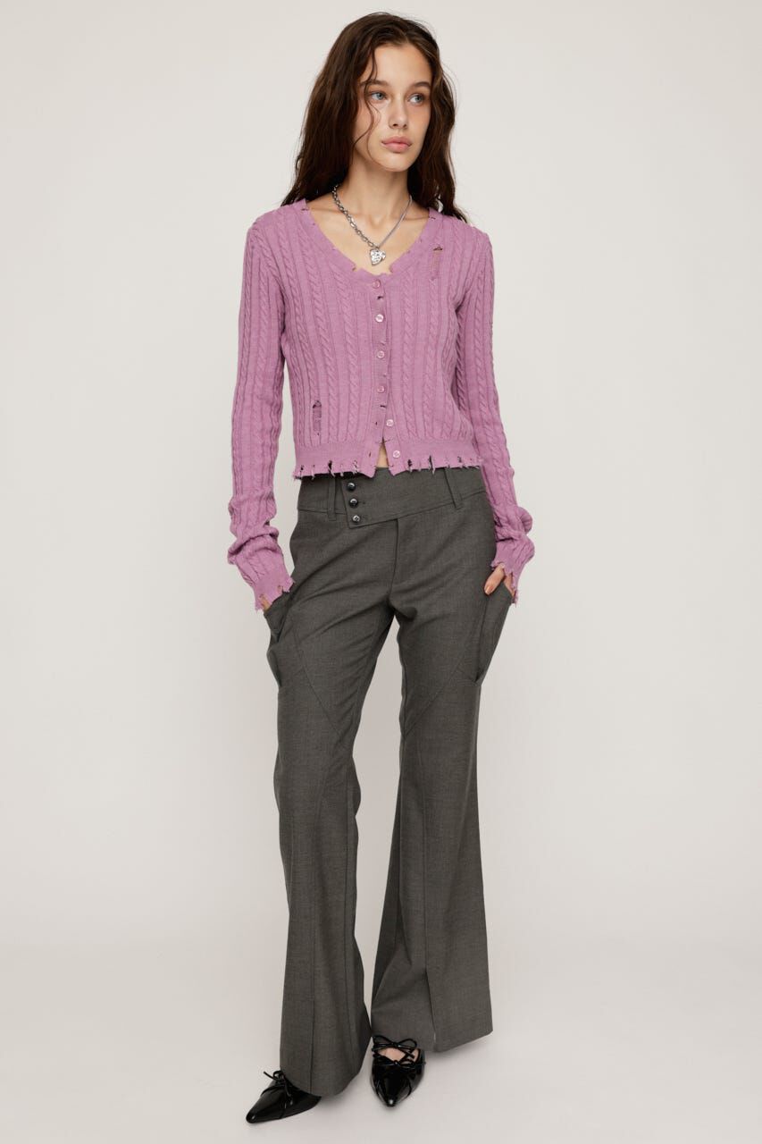 SLY「WIDE BELT FLARE パンツ」|その他|