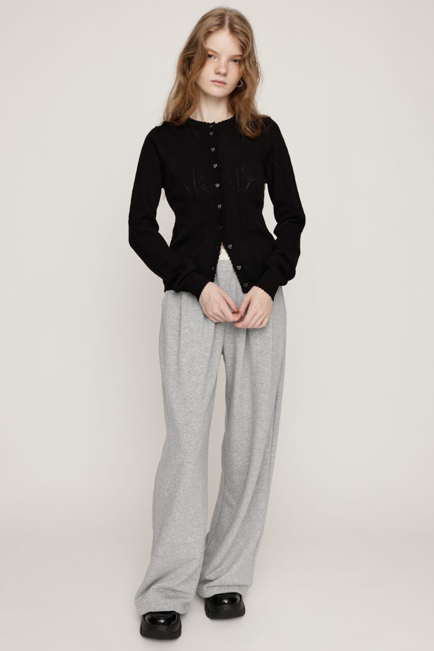 SLY「HEART CROCHET KNIT トップス」|ニット・セーター|