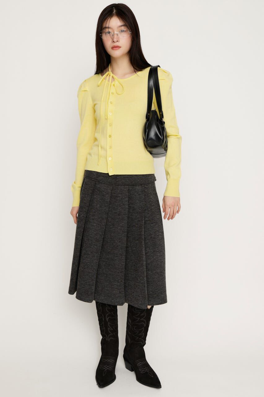 SLY「CURVE RIBBON HG PUFF トップス」|ニット・セーター|