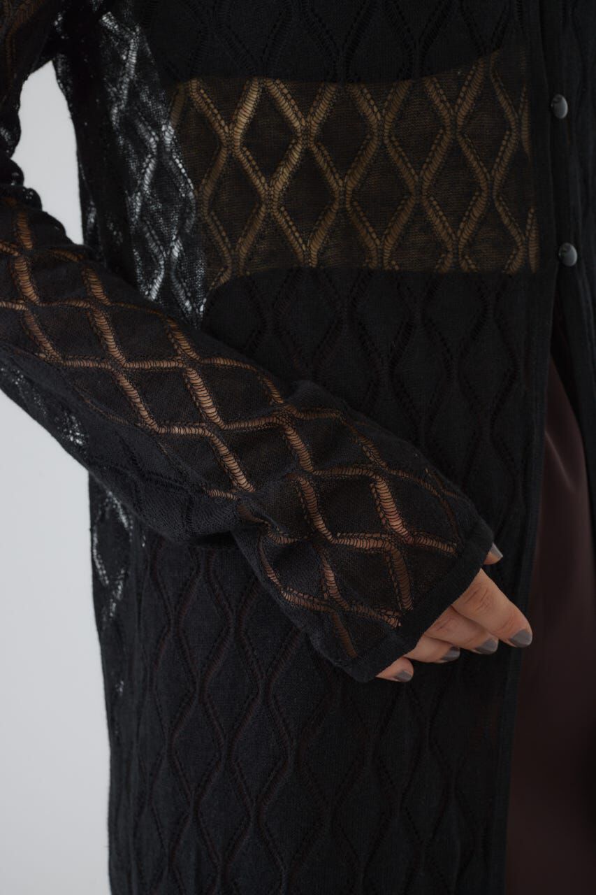 RIM.ARK 「Lace knit gown」|カーディガン|