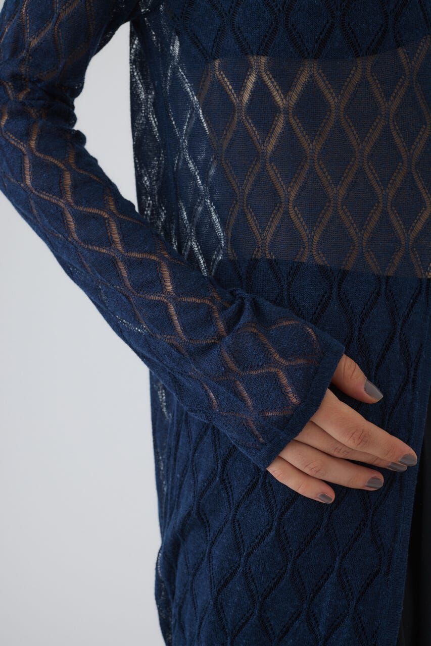 RIM.ARK 「Lace knit gown」|カーディガン|