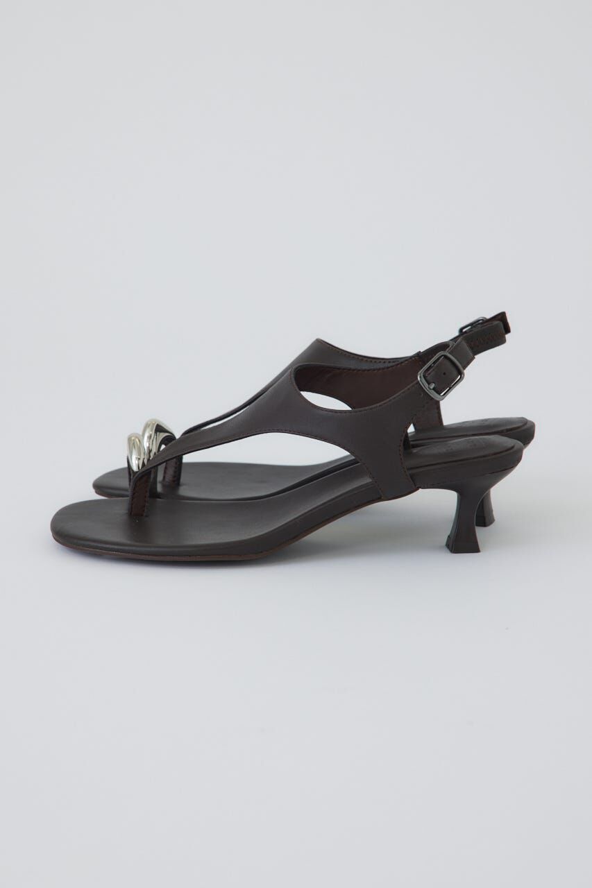 RIM.ARK 「Motif toe thong sandal」|サンダル|BRN