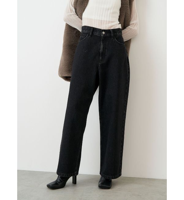 ELENDEEK「WIDE ROUGH DENIM PT」|デニム|
