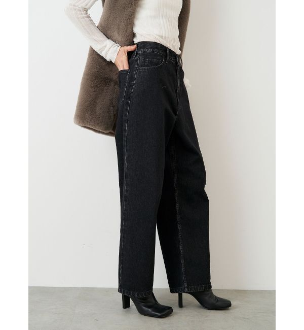 ELENDEEK「WIDE ROUGH DENIM PT」|デニム|