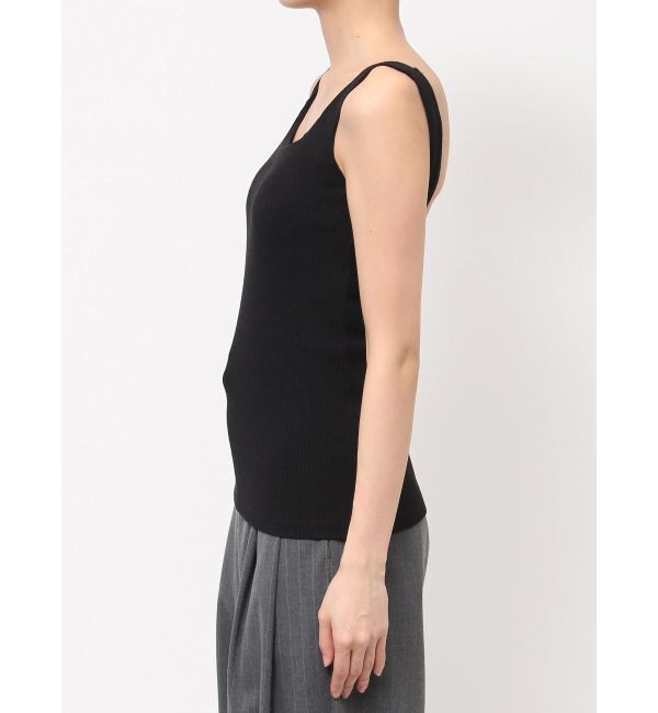 ELENDEEK「SQUARE NECK PAD TANK」|タンクトップ|