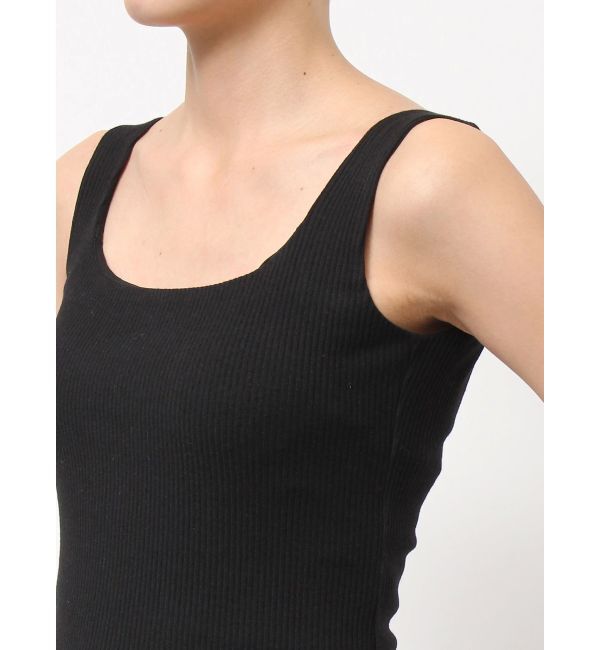 ELENDEEK「SQUARE NECK PAD TANK」|タンクトップ|