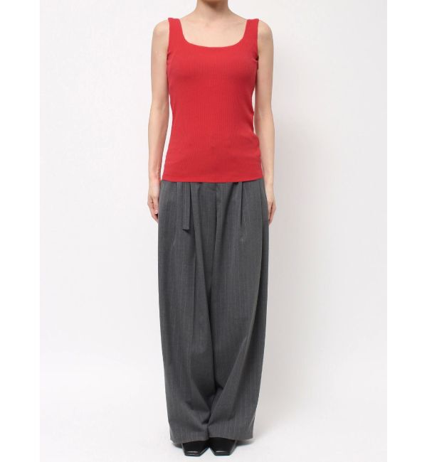 ELENDEEK「SQUARE NECK PAD TANK」|タンクトップ|