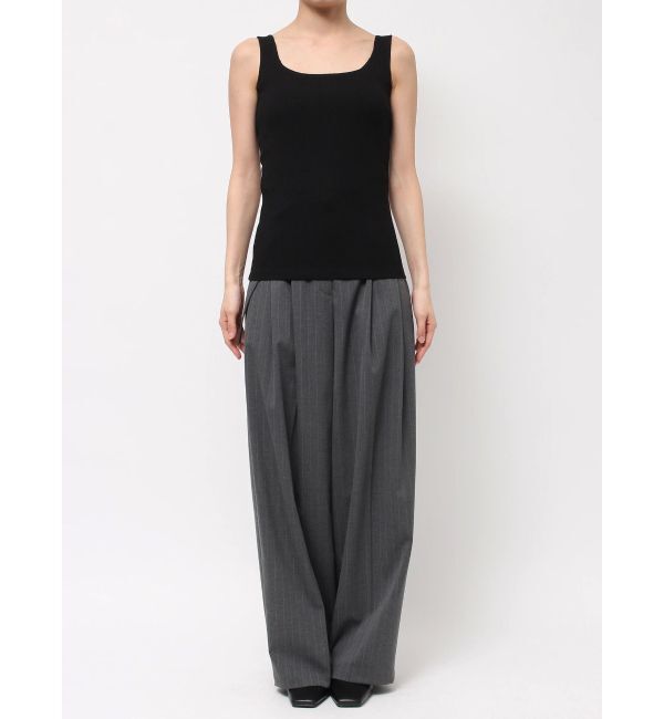 ELENDEEK「SQUARE NECK PAD TANK」|タンクトップ|