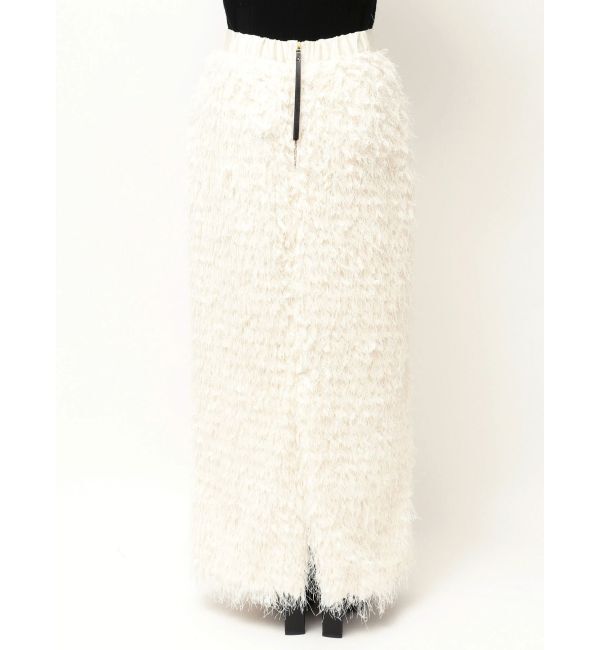ELENDEEK「FEATHER YARN STRAIGHT SK」|スカート|