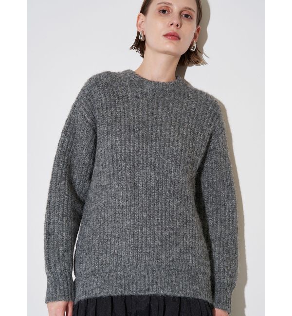 ELENDEEK「BRUSHED YARN KNIT DOCKING OP」|ワンピース|