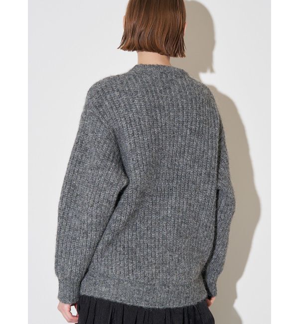 ELENDEEK「BRUSHED YARN KNIT DOCKING OP」|ワンピース|