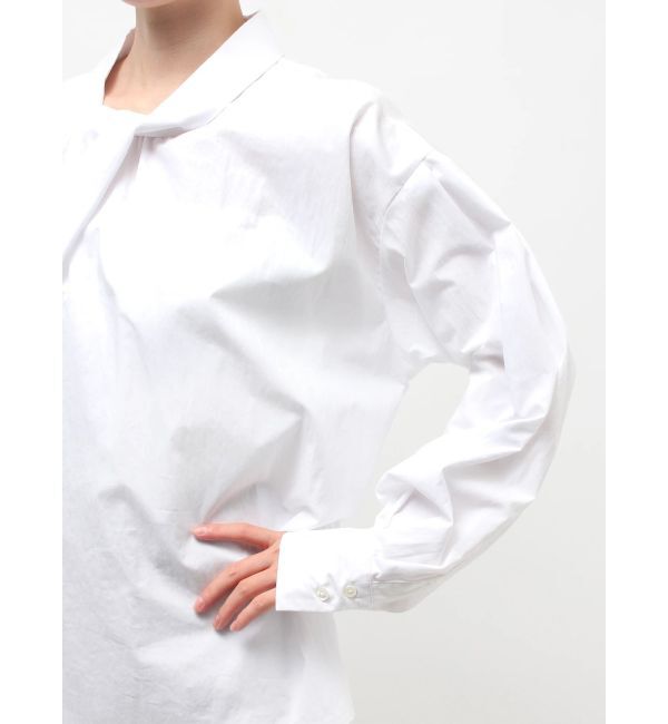 ELENDEEK「TWIST GATHER BL」|シャツ・ブラウス|