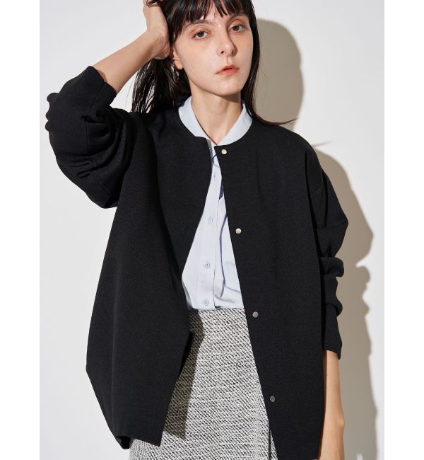 ELENDEEK「COCOON FORM CD」|カーディガン|ブラック
