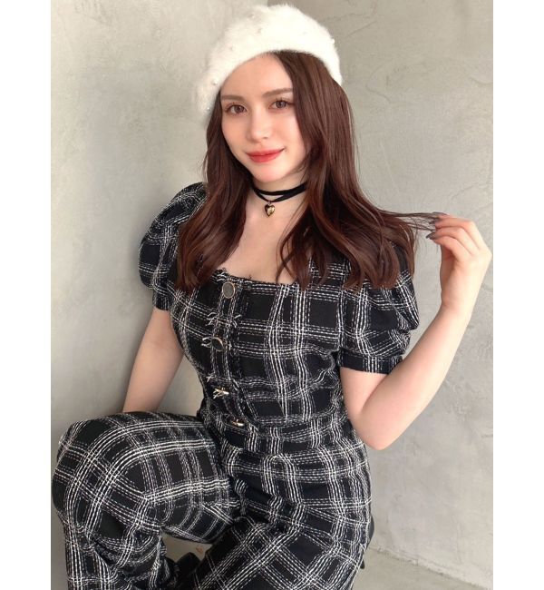 RESEXXY「ツイードコンパクトブラウス【セットアップ着用可能】」|シャツ・ブラウス|