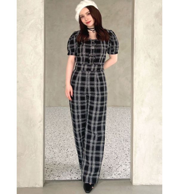 RESEXXY「ツイードコンパクトブラウス【セットアップ着用可能】」|シャツ・ブラウス|