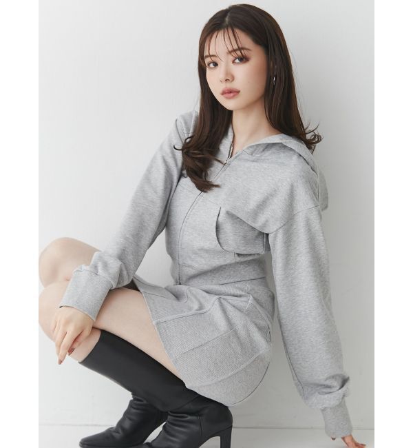 RESEXXY「カットリブコルセットスカート【セットアップ着用可能】」|スカート|