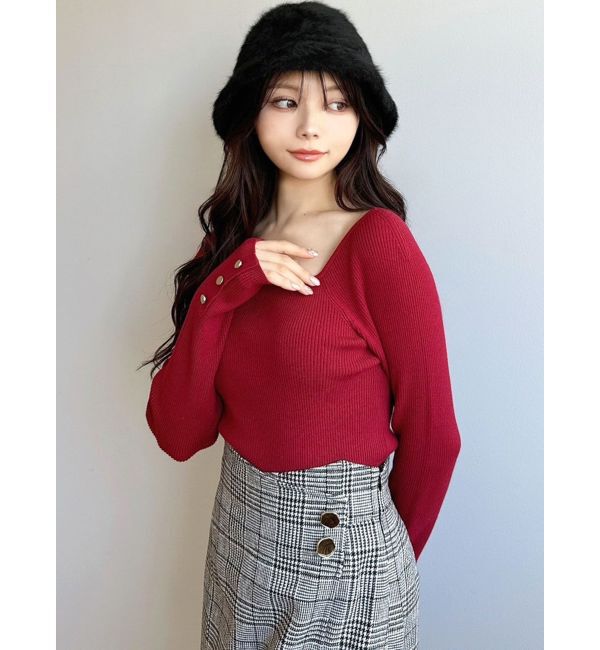 RESEXXY「シンプルデザインニットトップス」|ニット・セーター|