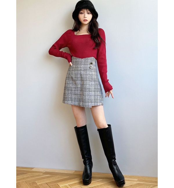 RESEXXY「シンプルデザインニットトップス」|ニット・セーター|