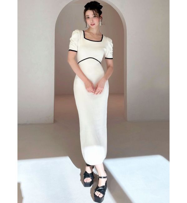 RESEXXY「バイカラータイトワンピース」|ワンピース|