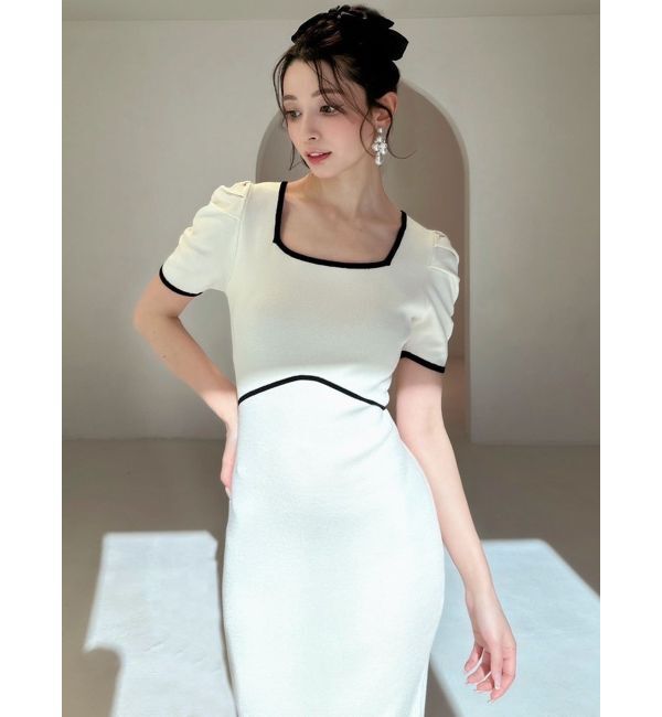 RESEXXY「バイカラータイトワンピース」|ワンピース|