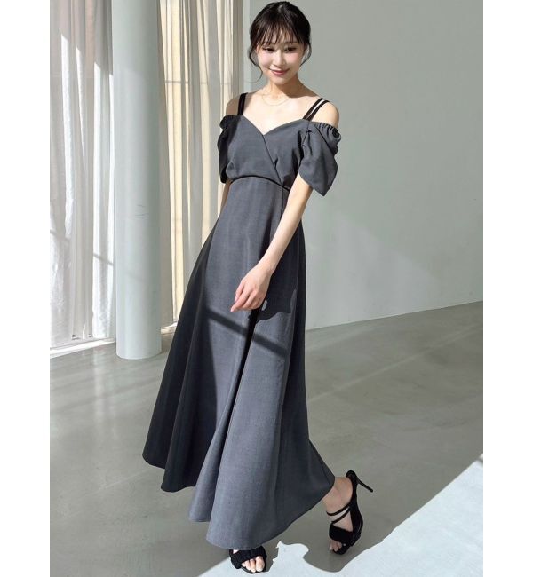 RESEXXY「ダブルストラップフレアワンピース」|ワンピース|