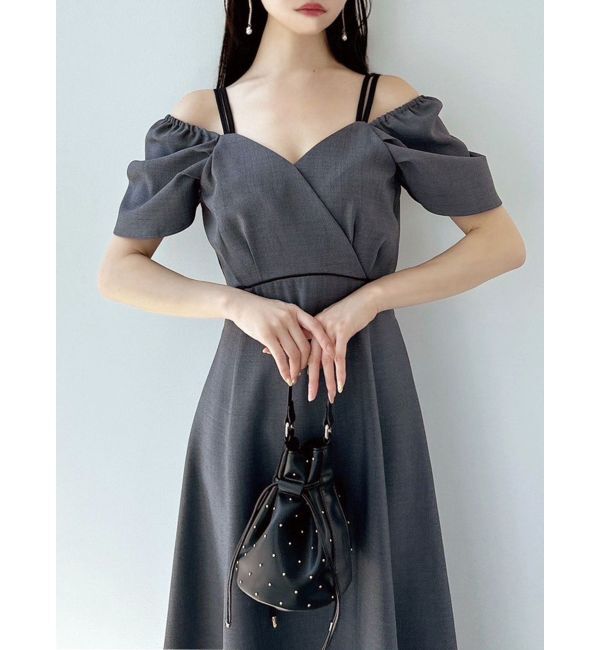 RESEXXY「ダブルストラップフレアワンピース」|ワンピース|