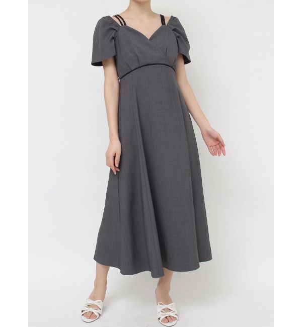 RESEXXY「ダブルストラップフレアワンピース」|ワンピース|