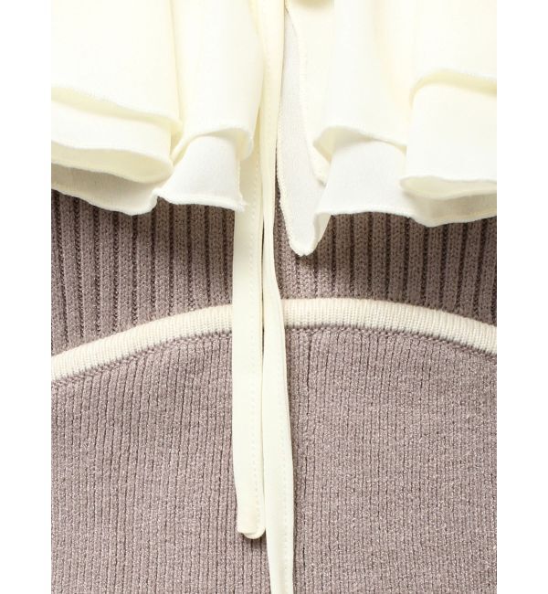 RESEXXY「ラッフルデザインミニニットワンピース」|ワンピース|