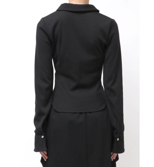 RESEXXY「フロントギャザーリブトップス」|Tシャツ・カットソー|