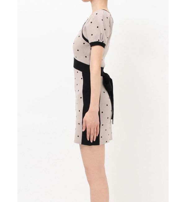 RESEXXY「ドットミニニットタイトワンピース」|ワンピース|