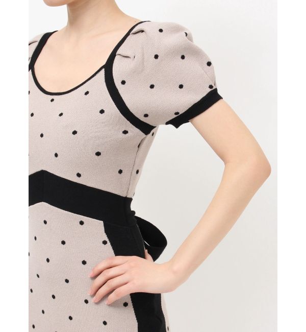 RESEXXY「ドットミニニットタイトワンピース」|ワンピース|