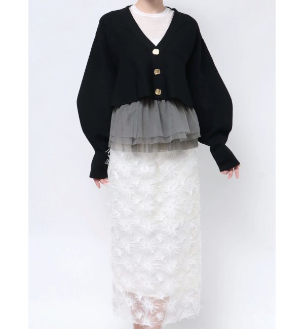 MERCURYDUO「【OUNNOUN】チュールマルチウェイフリルカラー」|その他|