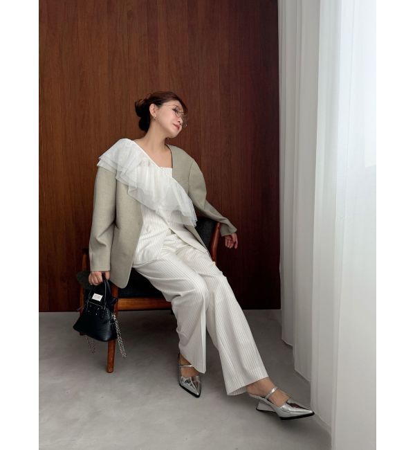 MERCURYDUO「【OUNNOUN】チュールマルチウェイフリルカラー」|その他|