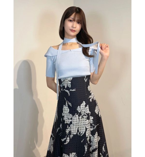 MERCURYDUO「2wayチョーカーネックニット」|ニット・セーター|