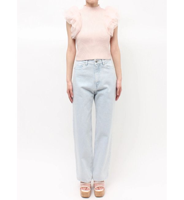 MERCURYDUO「ボリュームチュールフリルニット」|ニット・セーター|