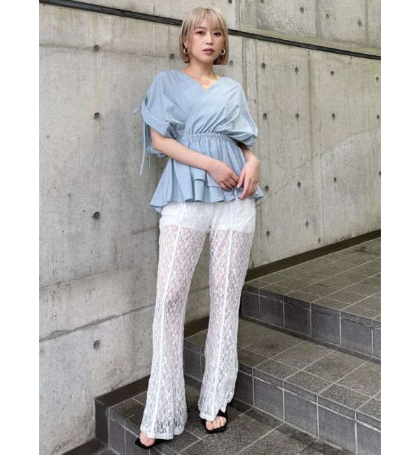 MURUA「ギャザースリーブブラウス」|シャツ・ブラウス|