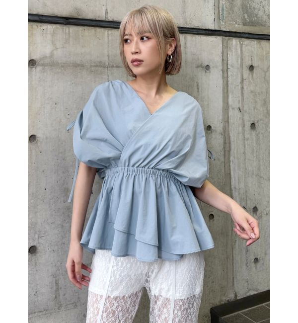MURUA「ギャザースリーブブラウス」|シャツ・ブラウス|