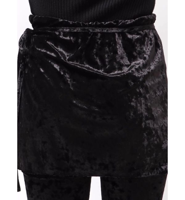 MURUA「スカートレイヤードシャーリングベロアパンツ」|その他|